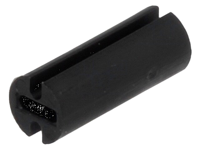 Afstandbus; LED; Øext: 4,5mm; ØLED: 3mm; L: 11,5mm; zwart; UL94V-2 Afstandbus; LED; Øext: 4,5mm; ØLED: 3mm; L: 11,5mm; zwart; UL94V-2